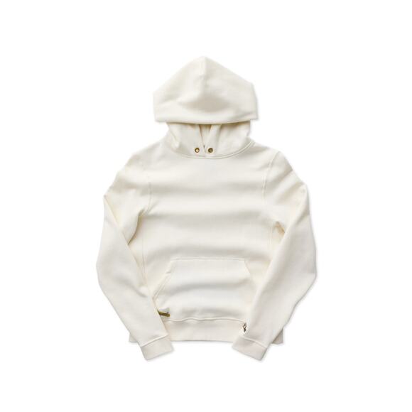 New Tracksmith Trackhouse Sweatshirt long sleeve white hood size small cotton - Picture 1 of 11